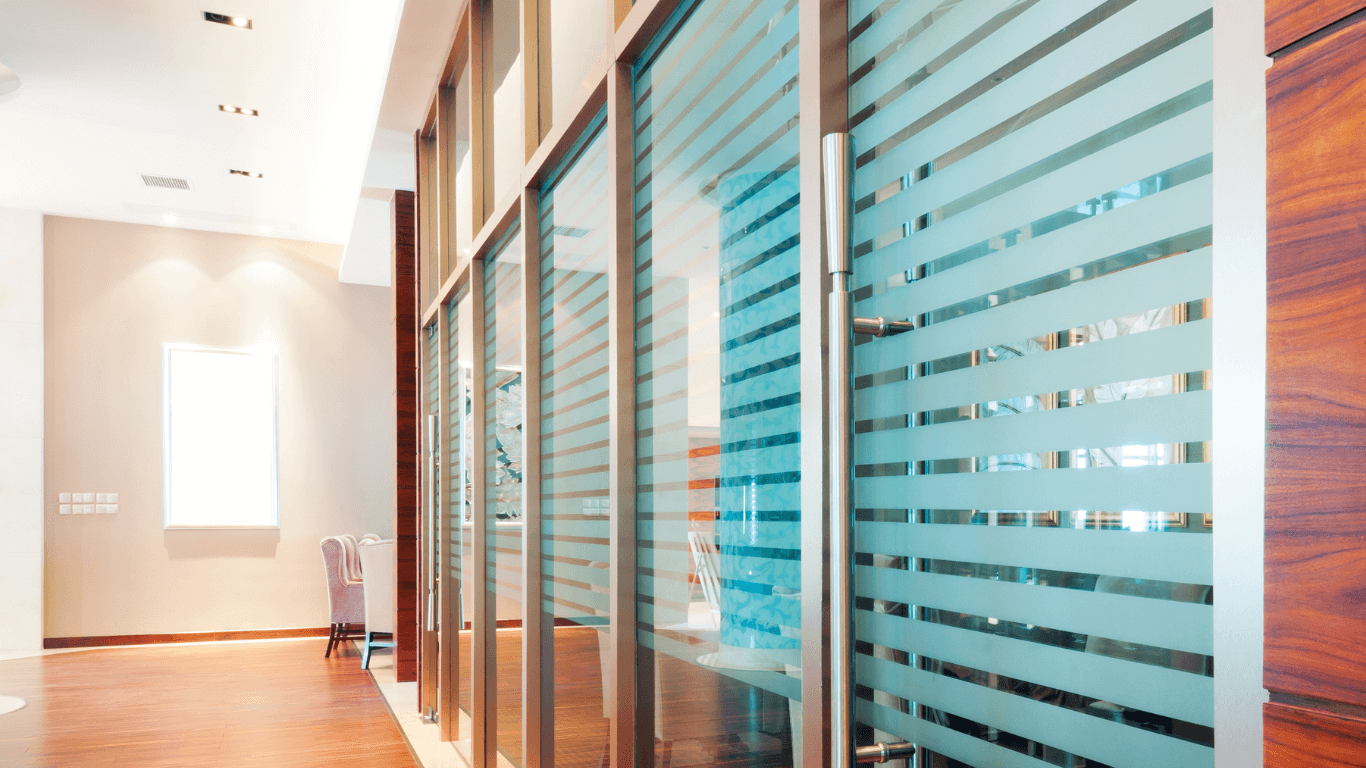 Glass wall installation Dubai